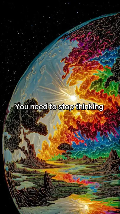 TikTok slideshow cover: You need to stop thinking