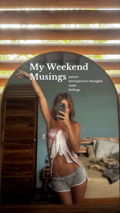 TikTok slideshow cover: My Weekend Musings