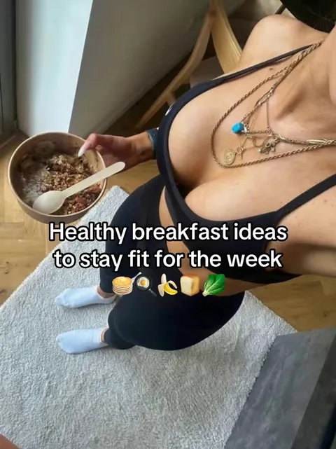 TikTok slideshow cover: Healthy Breakfast Ideas