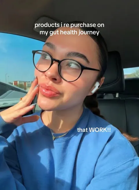 TikTok slideshow cover: products i re purchase on my gut health journey that WORK!!