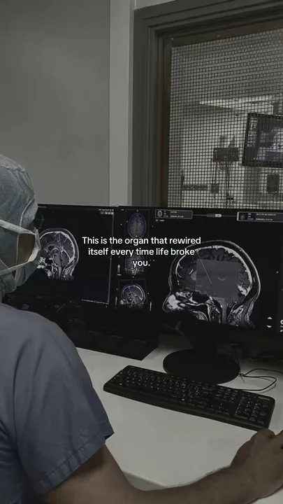 TikTok slideshow cover: This is the organ that rewired itself every time life broke you.