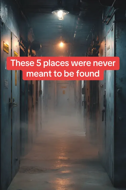TikTok slideshow cover: These 5 places were never meant to be found