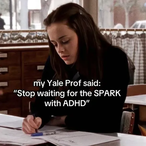 TikTok slideshow cover: Advice for ADHD