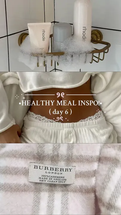 TikTok slideshow cover: HEALTHY MEAL INSPO! (day 6)