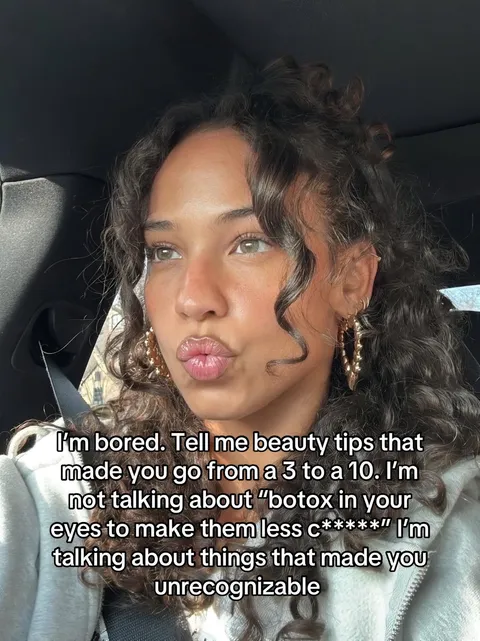 TikTok slideshow cover: Beauty Transformation Tips