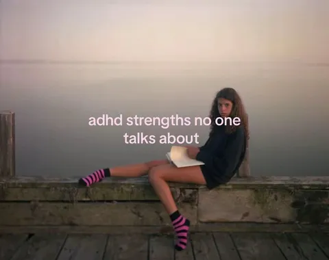 TikTok slideshow cover: adhd strengths no one talks about