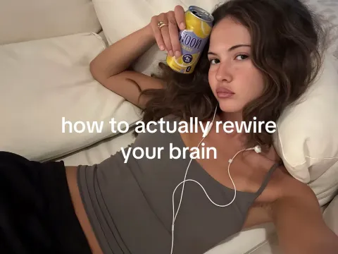 TikTok slideshow cover: How to actually rewire your brain