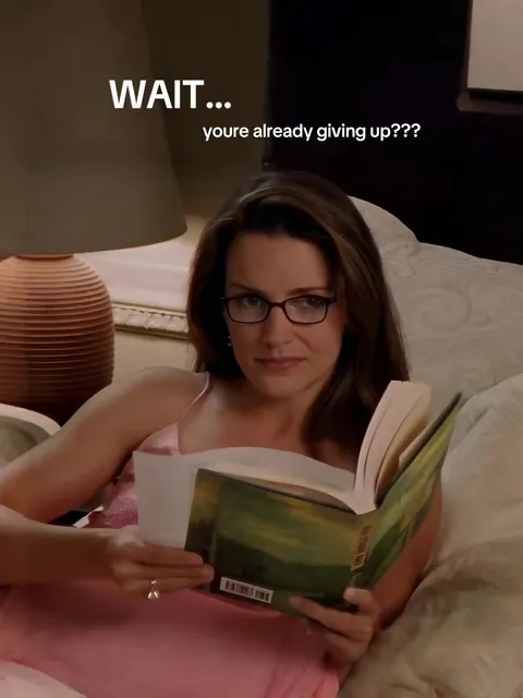 TikTok slideshow cover: WAIT... youre already giving up???