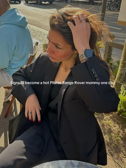 TikTok slideshow cover: Signs I'll become a hot Pilates Range Rover mommy one day