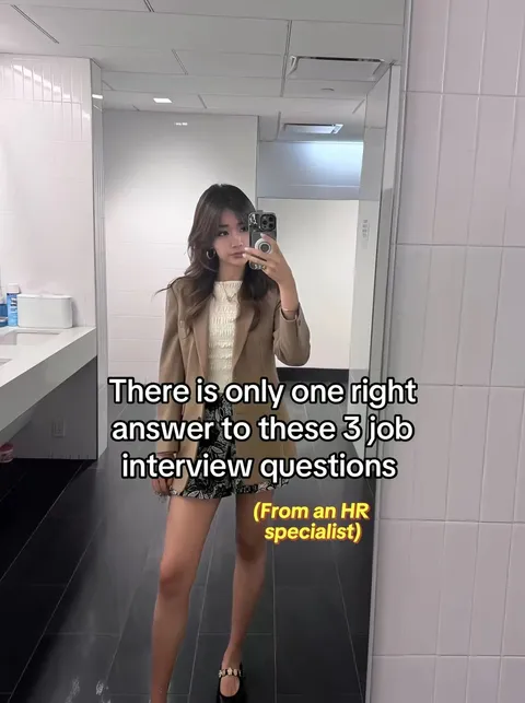 TikTok slideshow cover: Job Interview Answers