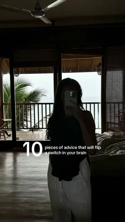 Portada del carrusel de TikTok: Advice to flip a brain switch