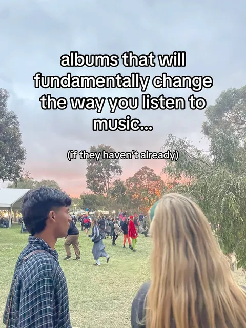 TikTok slideshow cover: Life-Changing Albums