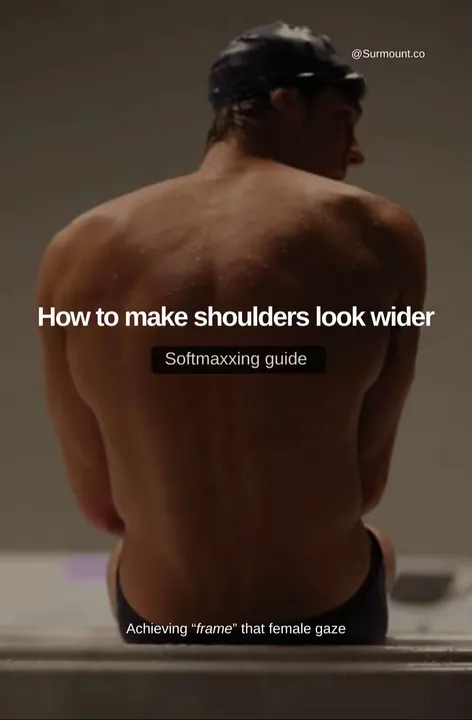 TikTok slideshow cover: How to make shoulders look wider