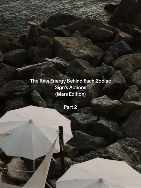 TikTok slideshow cover: The Raw Energy Behind Each Zodiac Sign's Actions (Mars Edition) Part 2