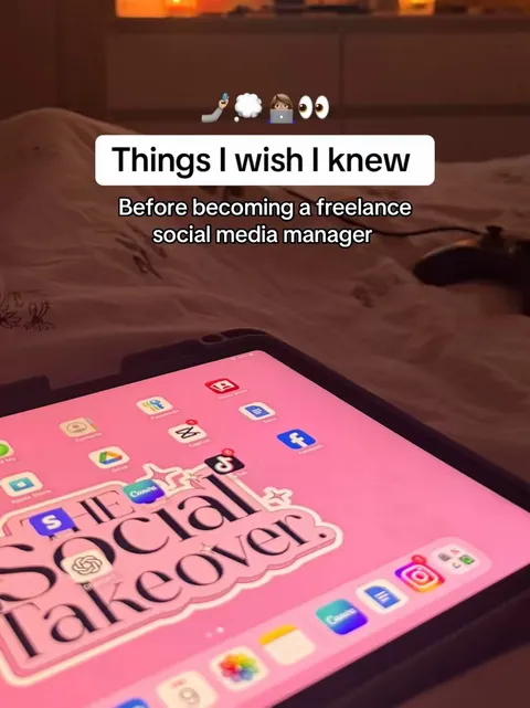 Original slideshow: Things I wish I knew before becoming a freelance social media manager