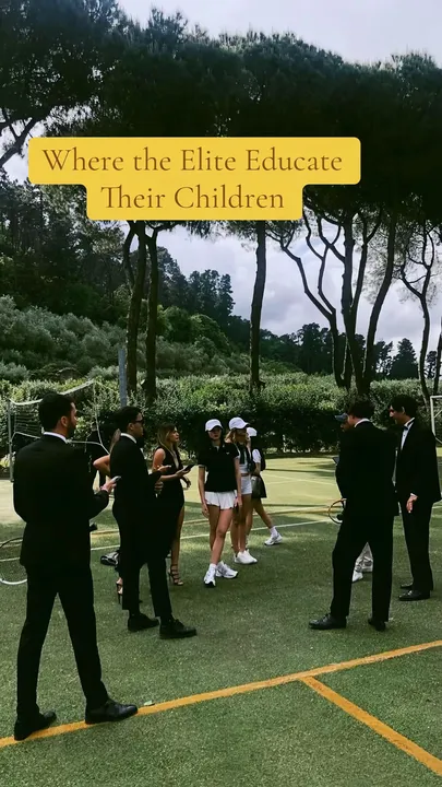 TikTok slideshow cover: Where the Elite Educate Their Children