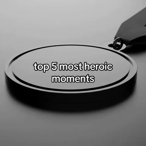 TikTok slideshow cover: top 5 most heroic moments