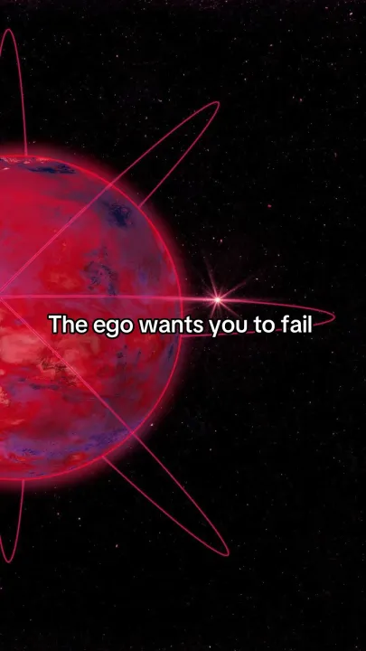 TikTok slideshow cover: The ego wants you to fail