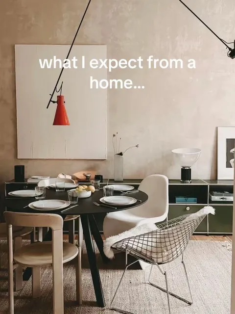 TikTok slideshow cover: What I expect from a home...