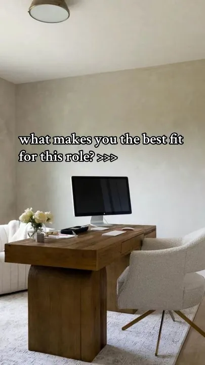 TikTok slideshow cover: Interview question: What makes you the best fit?