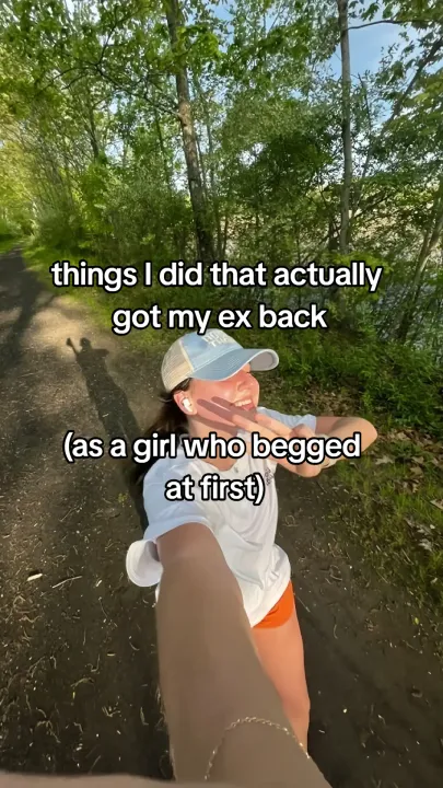 TikTok slideshow cover: Things I did that actually got my ex back