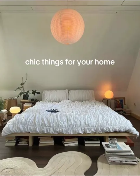 TikTok slideshow cover: Chic things for your home