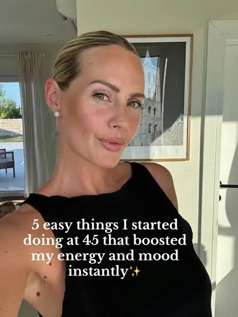 TikTok slideshow cover: Boosting energy and mood at 45