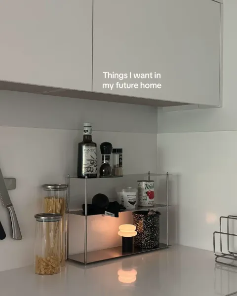 TikTok slideshow cover: Things I want in my future home