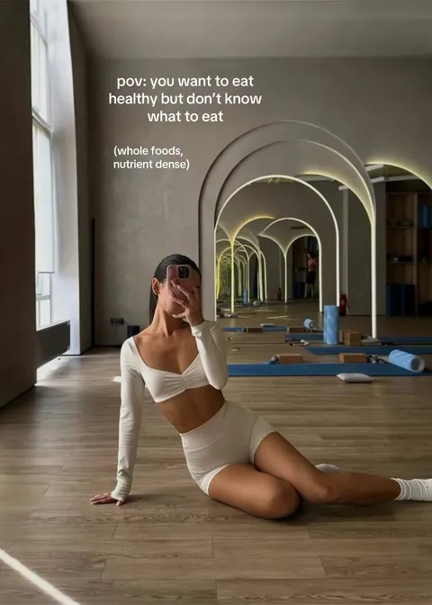 TikTok slideshow cover: Healthy Eating POV