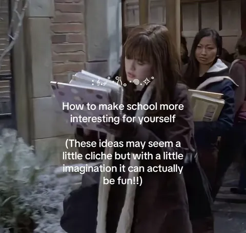 TikTok slideshow cover: Making school interesting