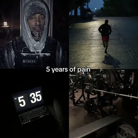 TikTok slideshow cover: 5 years of pain
