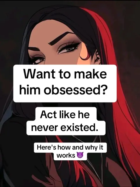 TikTok slideshow cover: Want to make him obsessed?
