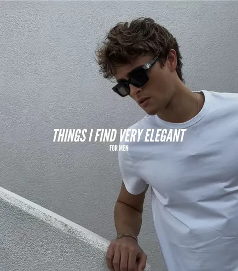 TikTok slideshow cover: THINGS I FIND VERY ELEGANT FOR MEN