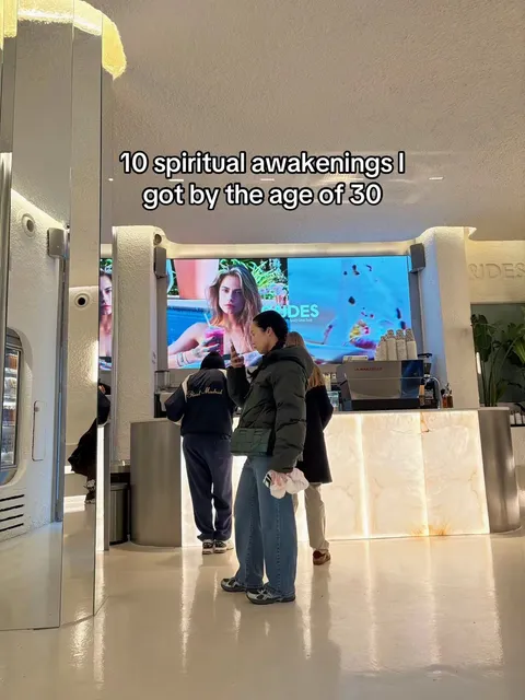 TikTok slideshow cover: 10 spiritual awakenings I got by the age of 30