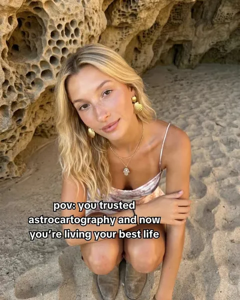 TikTok slideshow cover: Astrocartography Success