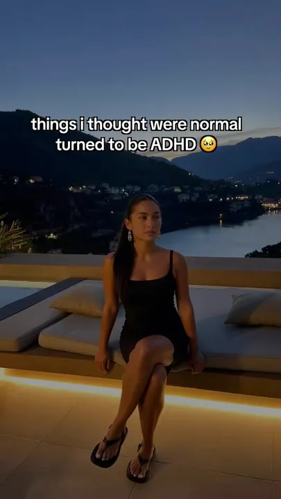 TikTok slideshow cover: Things I thought were normal turned to be ADHD