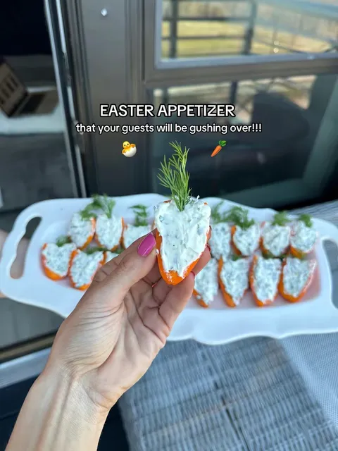TikTok slideshow cover: Easter Appetizer