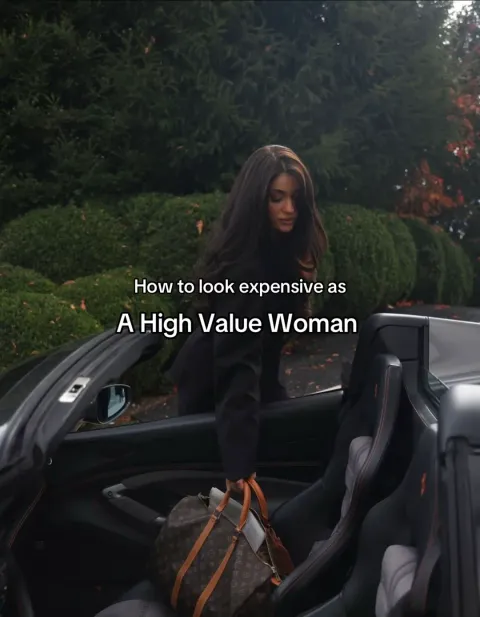 TikTok slideshow cover: How to look expensive as A High Value Woman