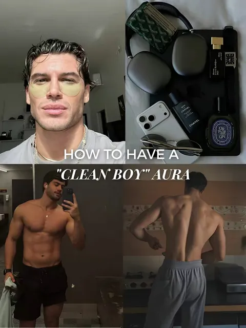 TikTok slideshow cover: How to have a 'clean boy' aura