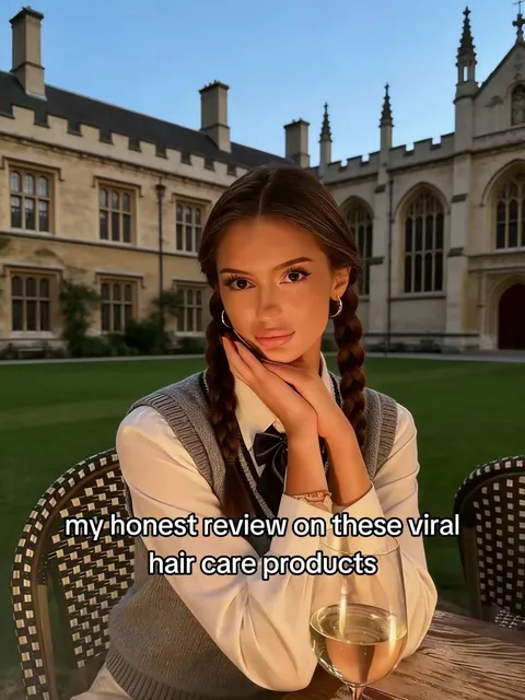 TikTok slideshow cover: Viral hair care product review