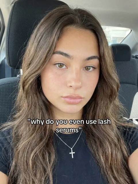TikTok slideshow cover: Lash Serums Question