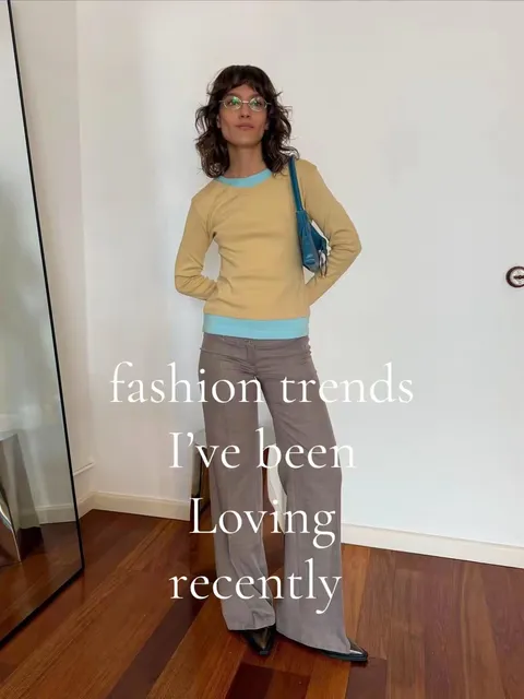 TikTok slideshow cover: fashion trends I've been Loving recently