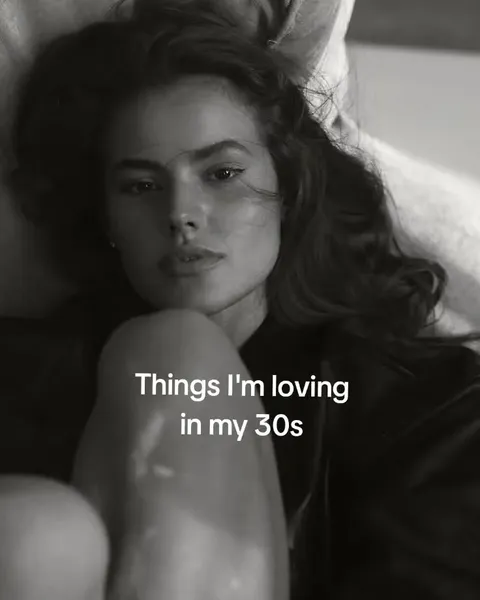TikTok slideshow cover: Things I'm loving in my 30s