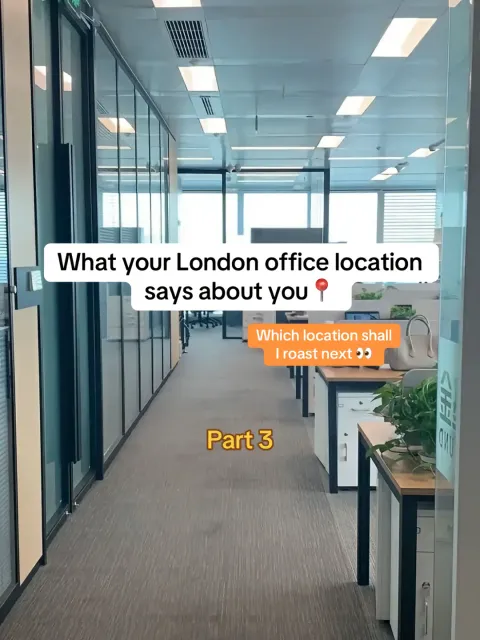 TikTok slideshow cover: London office locations