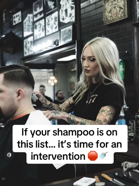 TikTok slideshow cover: Shampoo intervention