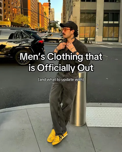 TikTok slideshow cover: Men's Clothing that is Officially Out