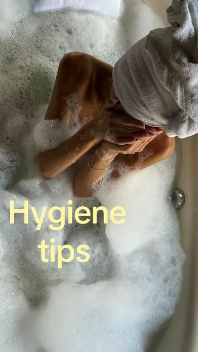 TikTok slideshow cover: Hygiene tips