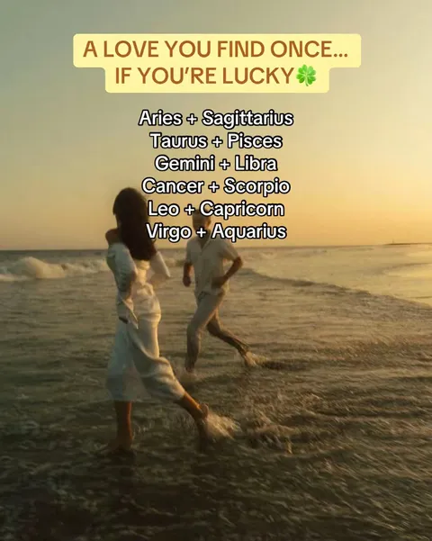 TikTok slideshow cover: Zodiac Soulmate Pairs