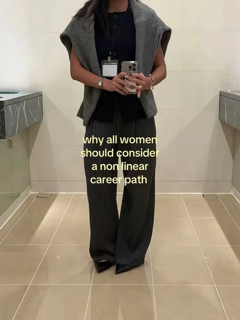 TikTok slideshow cover: Why all women should consider a non linear career path