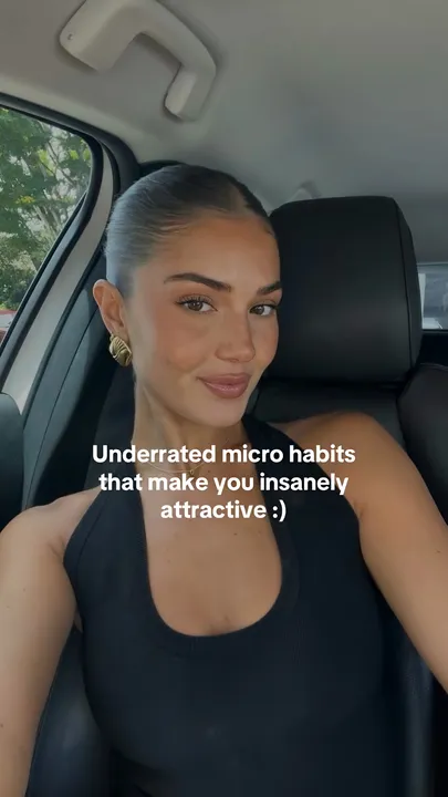 TikTok slideshow cover: Underrated micro habits